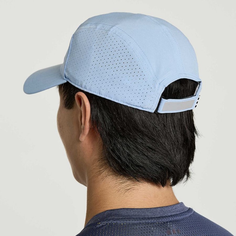 Men's Saucony Outpace Hats Blue | SG S65018-V93