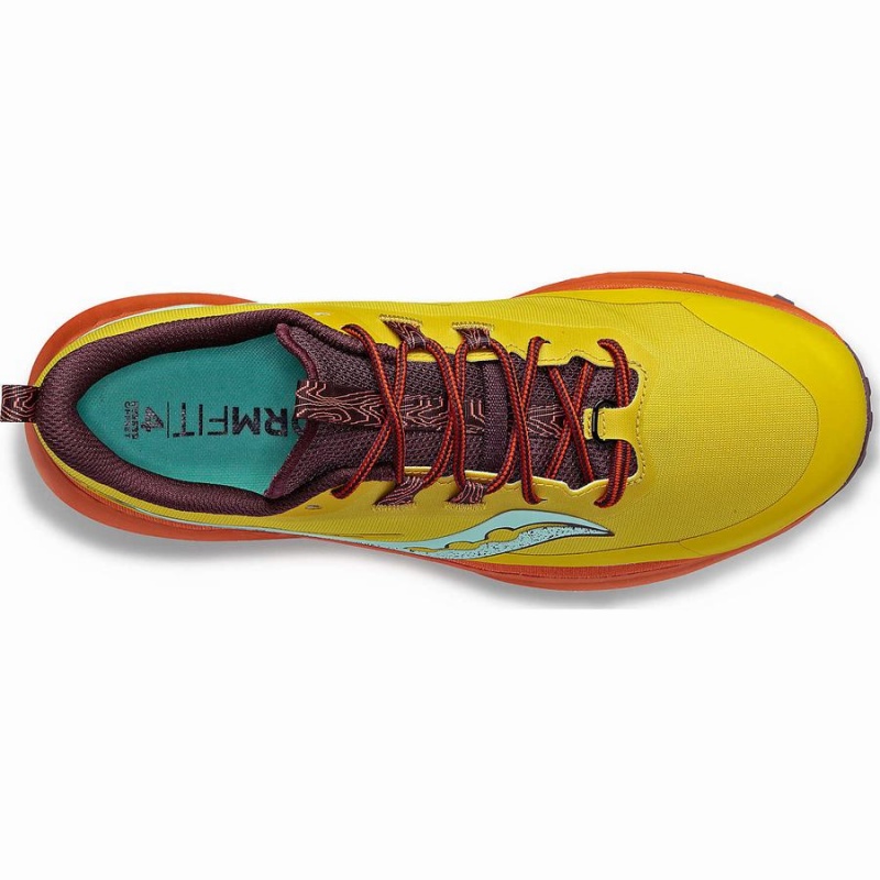 Men's Saucony Peregrine 13 Running Shoes Yellow | SG S07836-Z04