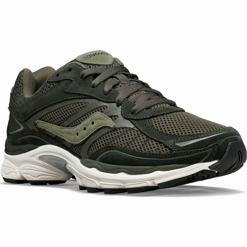 Men's Saucony ProGrid Omni 9 Premium Sneakers Green | SG S08432-G76