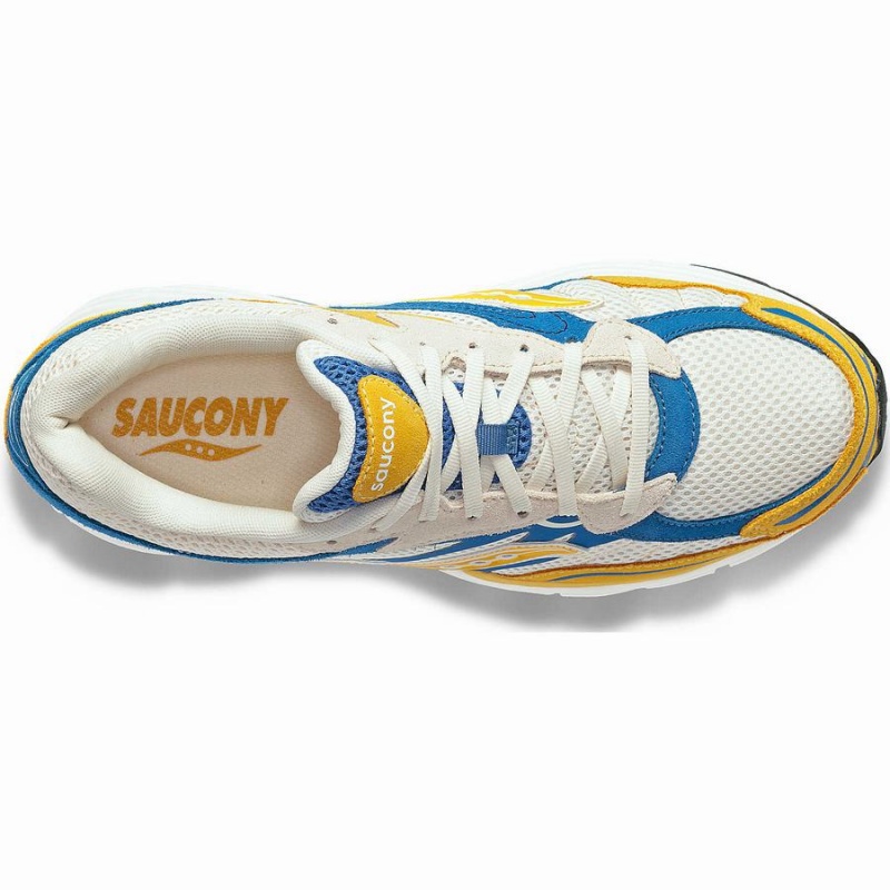 Men's Saucony ProGrid Omni 9 Premium Sneakers Cream / Yellow | SG S73891-H06