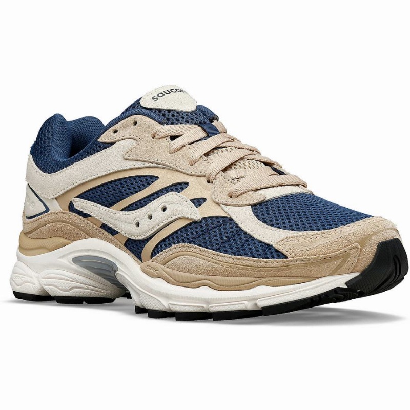 Men's Saucony ProGrid Omni 9 Premium Sneakers Beige / Blue | SG S70186-J51