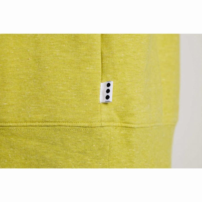 Men's Saucony Rested Crewneck Sweatshirt Yellow | SG S70328-N83