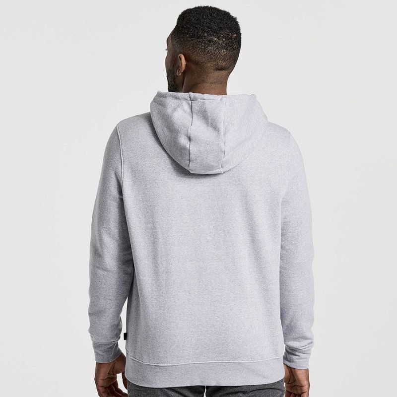 Men's Saucony Rested Hoodie Light Grey | SG S38510-L45