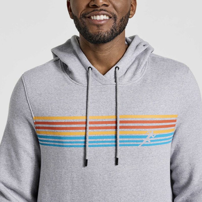 Men's Saucony Rested Hoodie Light Grey | SG S38510-L45