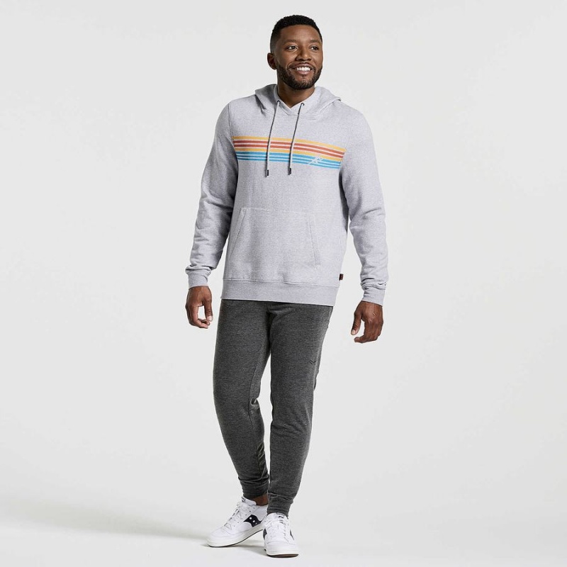 Men's Saucony Rested Hoodie Light Grey | SG S38510-L45