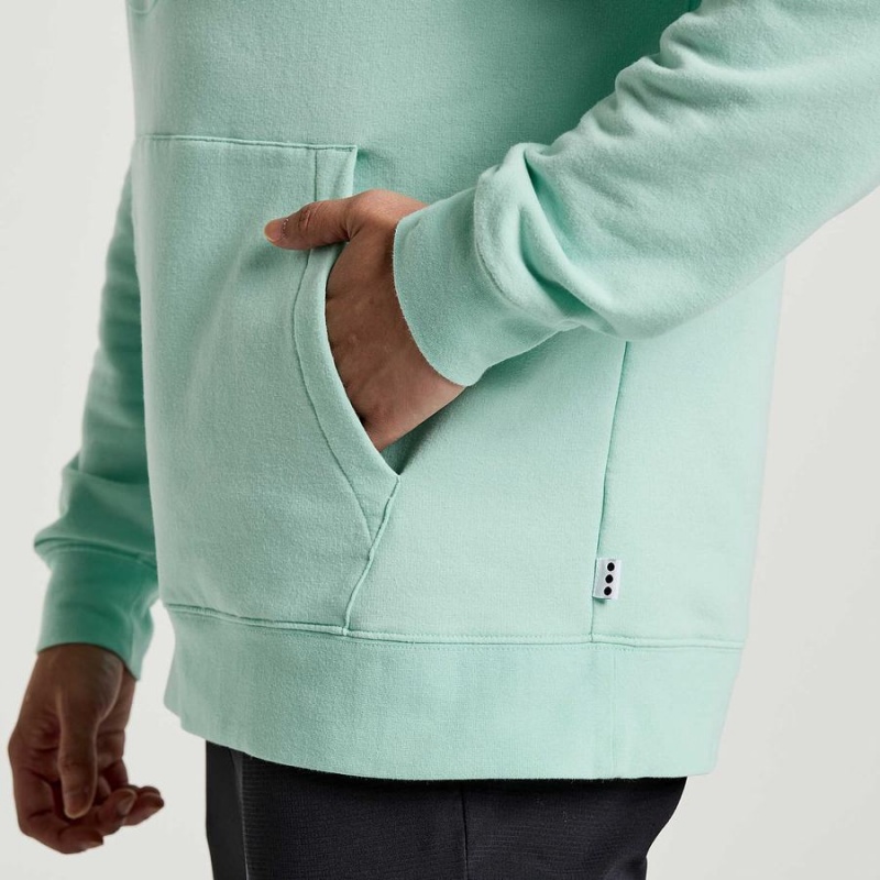 Men's Saucony Rested Hoodie Turquoise | SG S04617-W68