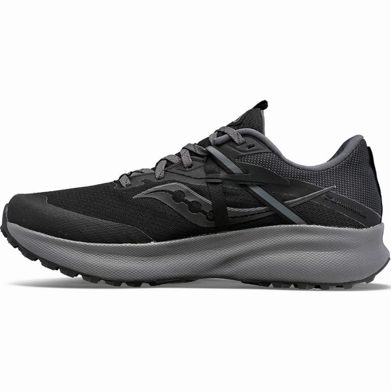 Men's Saucony Ride 15 TR GTX Trail Running Shoes Black / Grey | SG S74250-U13