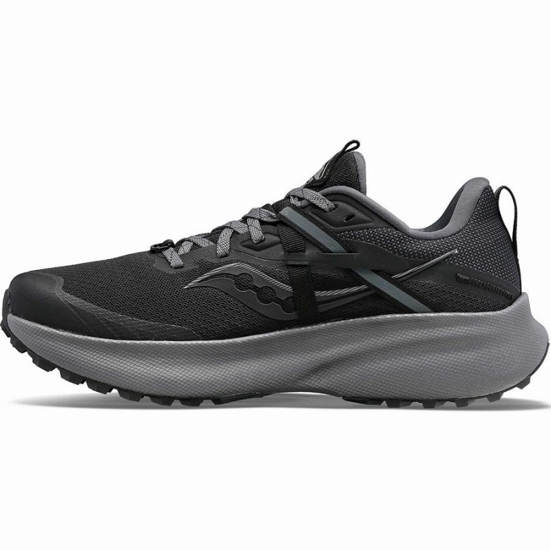 Men's Saucony Ride 15 TR Trail Running Shoes Black / Grey | SG S48075-C14