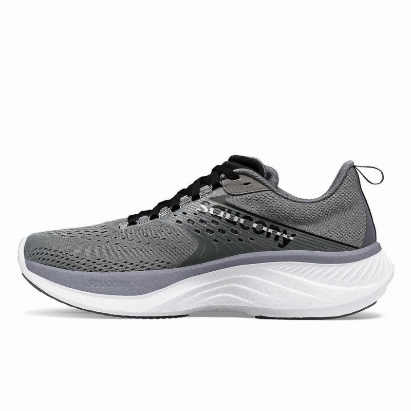 Men's Saucony Ride 17 Running Shoes Black | SG S03571-M36