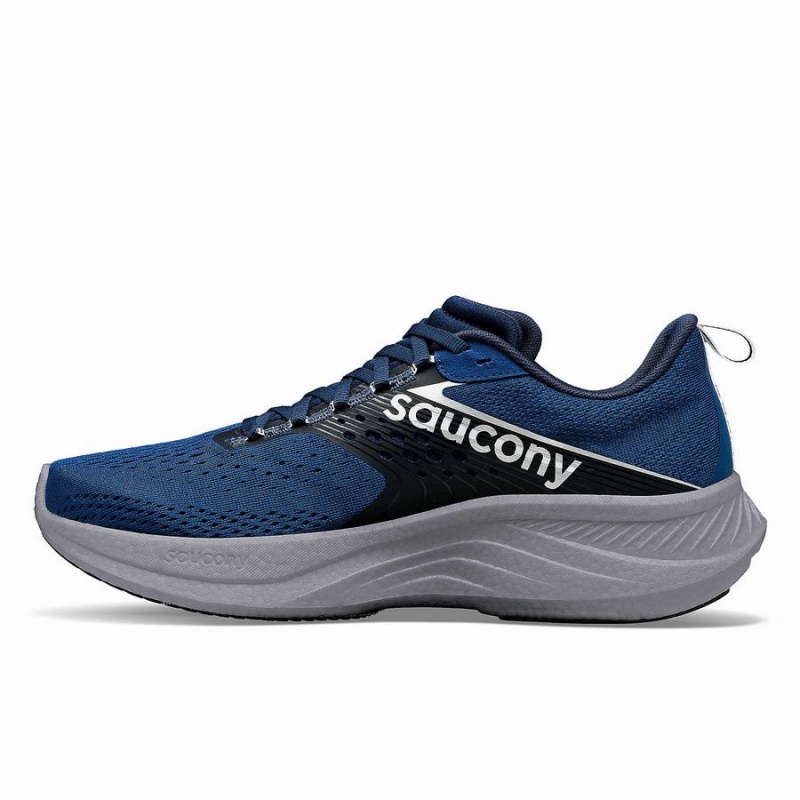 Men's Saucony Ride 17 Running Shoes Bule / Silver | SG S29105-B03