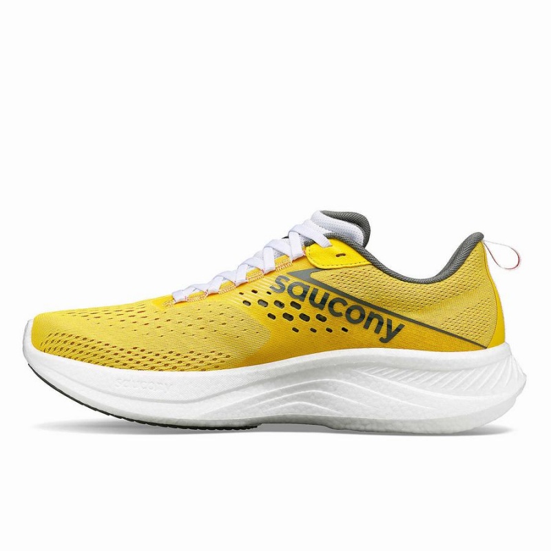 Men's Saucony Ride 17 Running Shoes Yellow | SG S96738-S20