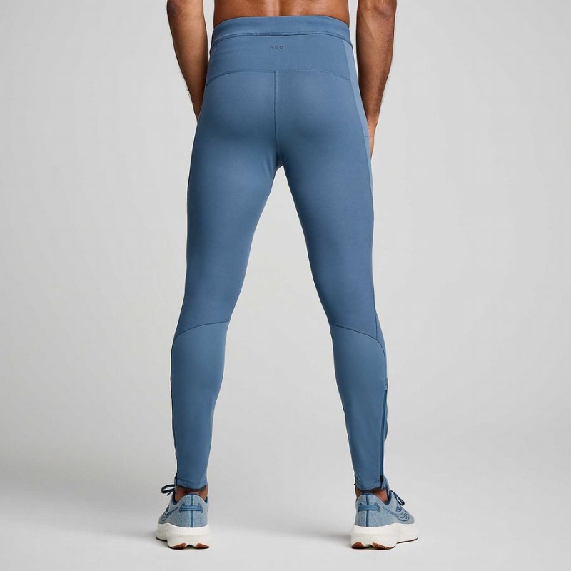 Men's Saucony Runshield Tight Blue | SG S53874-D76