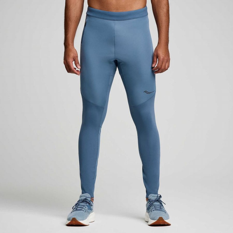 Men\'s Saucony Runshield Tight Blue | SG S53874-D76