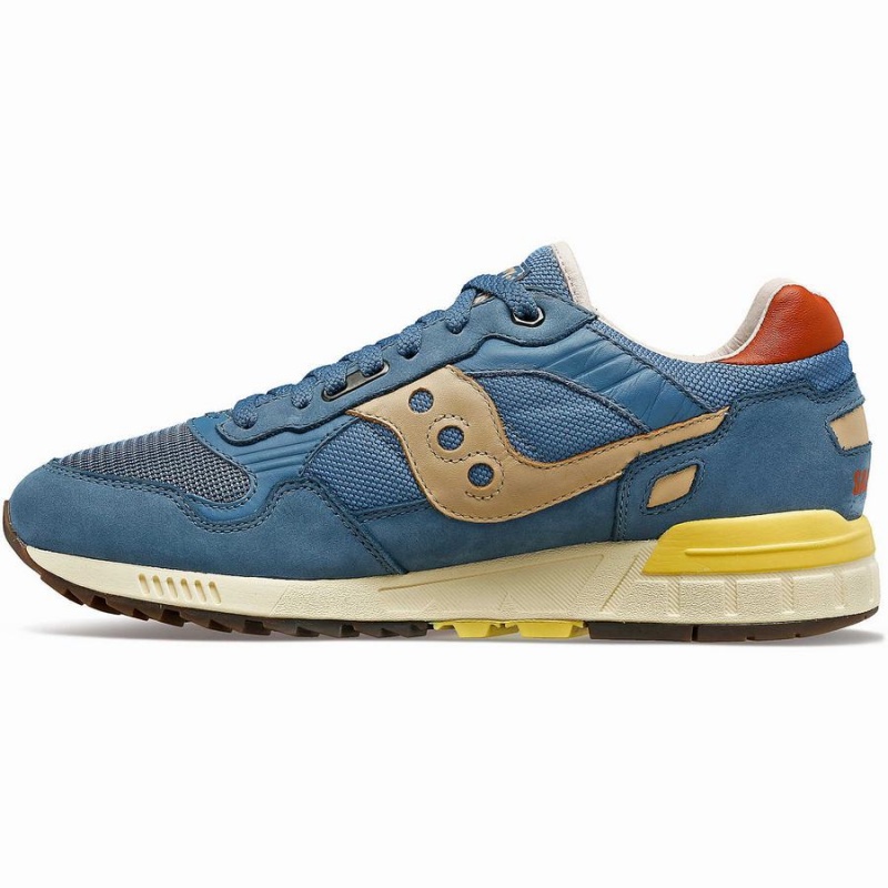 Men's Saucony Shadow 5000 Premium Sneakers Blue / Yellow | SG S45320-Q86