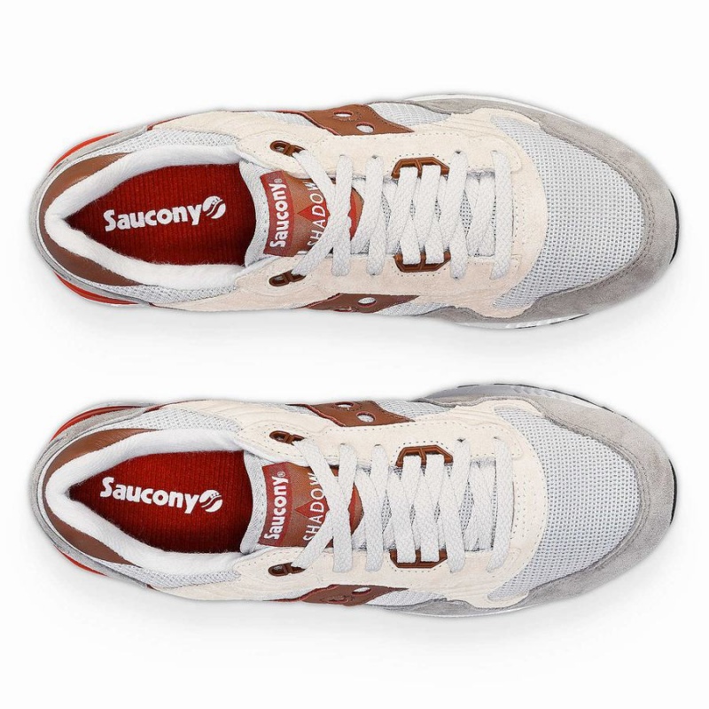 Men's Saucony Shadow 5000 Sneakers Grey / Brown | SG S12978-W48