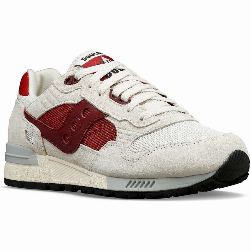 Men's Saucony Shadow 5000 Sneakers White / Red | SG S50318-L91