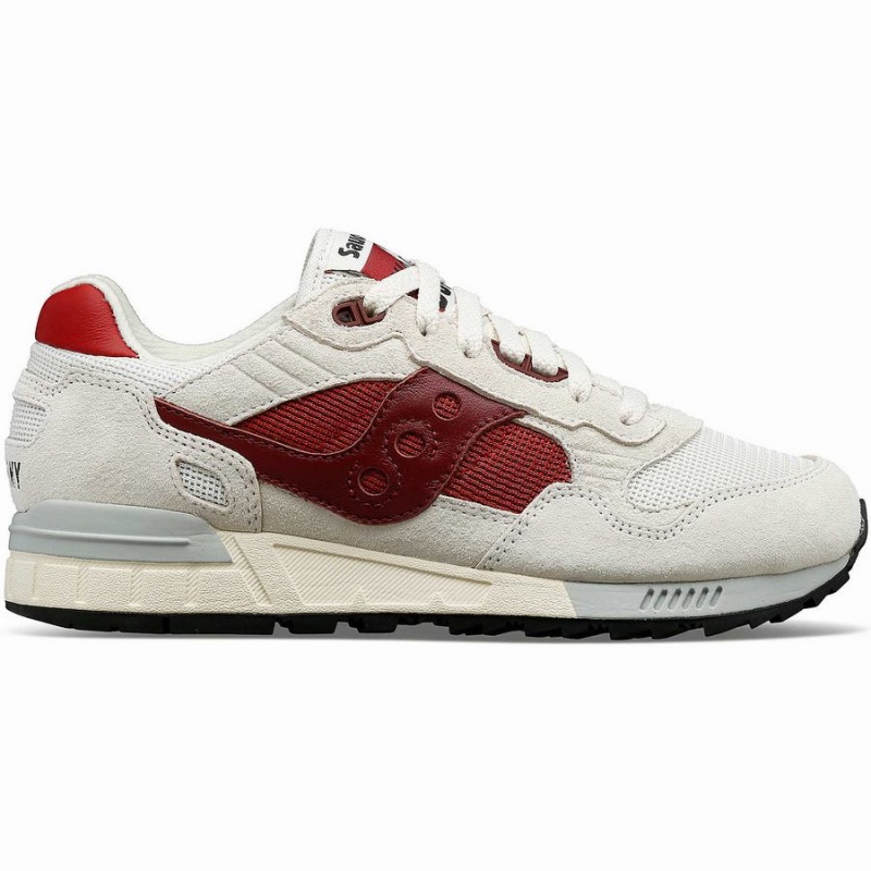 Men\'s Saucony Shadow 5000 Sneakers White / Red | SG S50318-L91