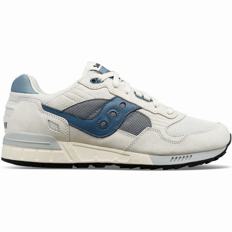 Men\'s Saucony Shadow 5000 Sneakers White / Blue | SG S64951-Q82