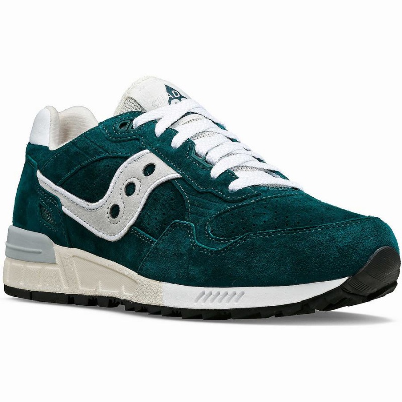 Men's Saucony Shadow 5000 Suede Sneakers Green | SG S86517-A80