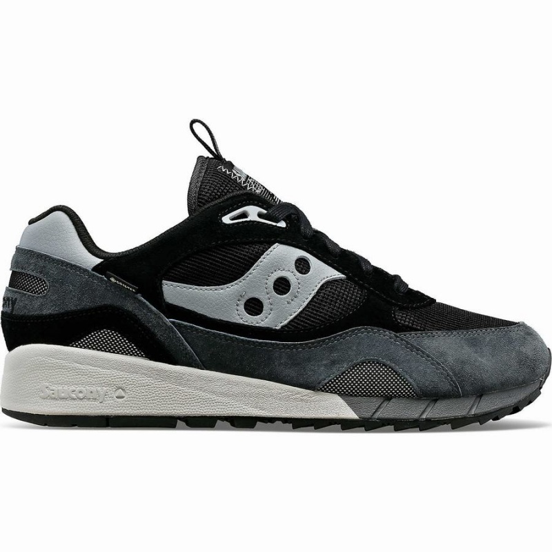 Men\'s Saucony Shadow 6000 GTX Sneakers Black | SG S07983-C46