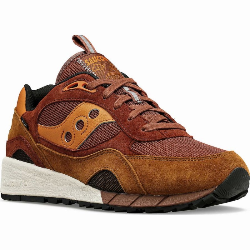 Men's Saucony Shadow 6000 GTX Sneakers Brown | SG S16432-X65