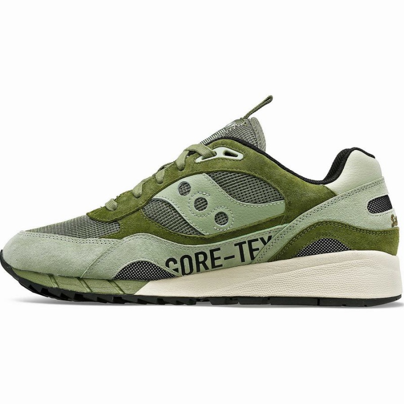 Men's Saucony Shadow 6000 GTX Sneakers Green | SG S53067-Z12