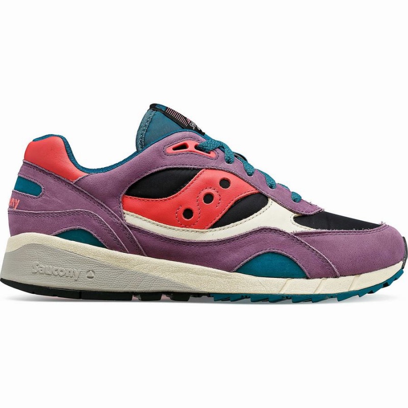 Men\'s Saucony Shadow 6000 Midnight Swimming Sneakers Purple / Black | SG S56029-J28