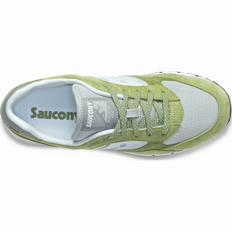 Men's Saucony Shadow 6000 Premium Sneakers Olive / White | SG S53840-S34