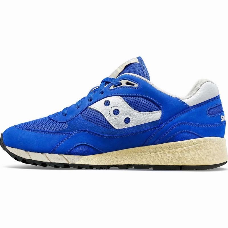 Men's Saucony Shadow 6000 Premium Sneakers Blue / White | SG S45219-D61