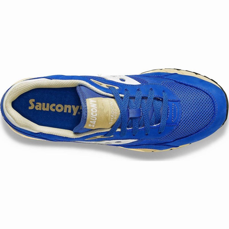 Men's Saucony Shadow 6000 Premium Sneakers Blue / White | SG S45219-D61