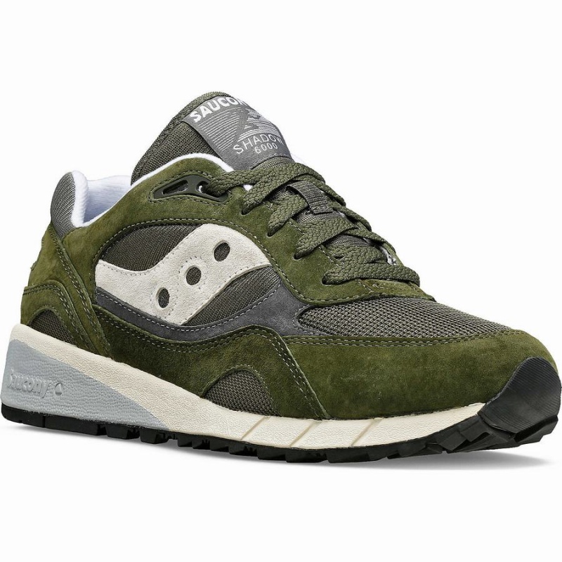 Men's Saucony Shadow 6000 Sneakers Green / Grey | SG S43519-V91