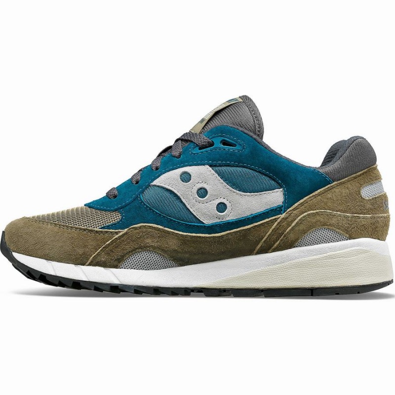 Men's Saucony Shadow 6000 Sneakers Grey / Turquoise | SG S02619-U04