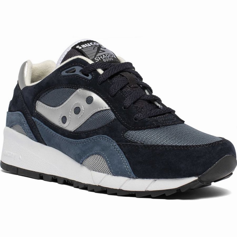 Men's Saucony Shadow 6000 Sneakers Navy / Silver | SG S43025-R48