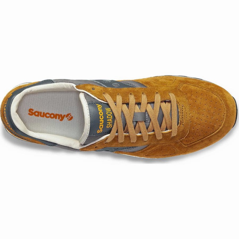 Men's Saucony Shadow Original Premium Sneakers Brown / Grey | SG S70851-M37