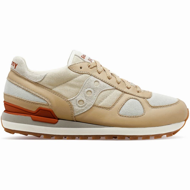 Men\'s Saucony Shadow Original Sneakers Beige / Brown | SG S27109-K64