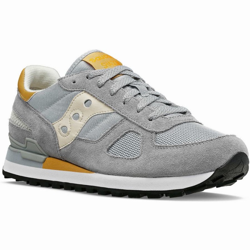 Men's Saucony Shadow Original Sneakers Grey / Brown | SG S69835-K31