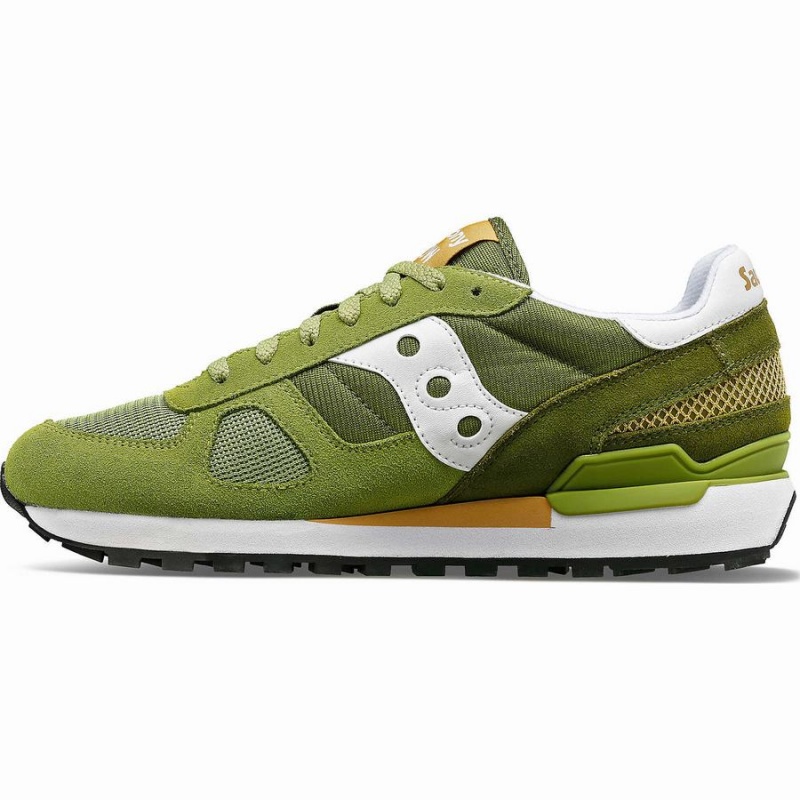 Men's Saucony Shadow Original Sneakers Green / Green | SG S94782-W91