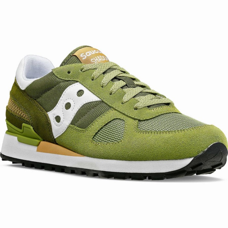 Men's Saucony Shadow Original Sneakers Green / Green | SG S94782-W91