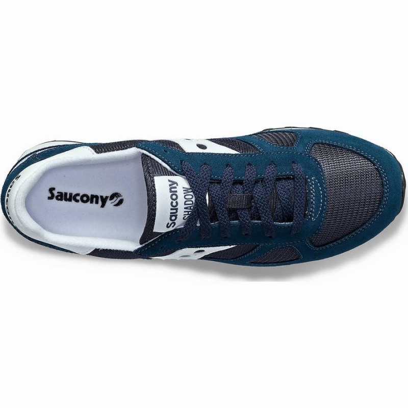 Men's Saucony Shadow Original Sneakers Navy / White | SG S05143-R87