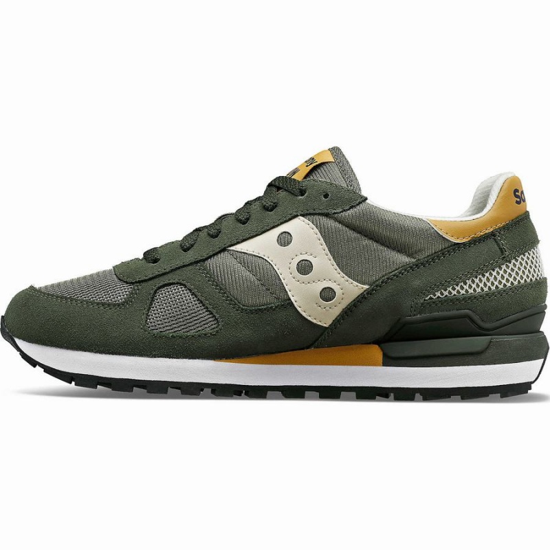 Men's Saucony Shadow Original Sneakers Olive / Brown | SG S05481-F40