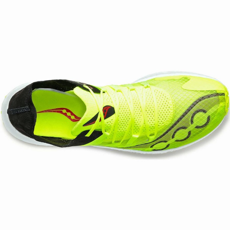 Men's Saucony Sinister Running Shoes Yellow / Black | SG S42851-B27