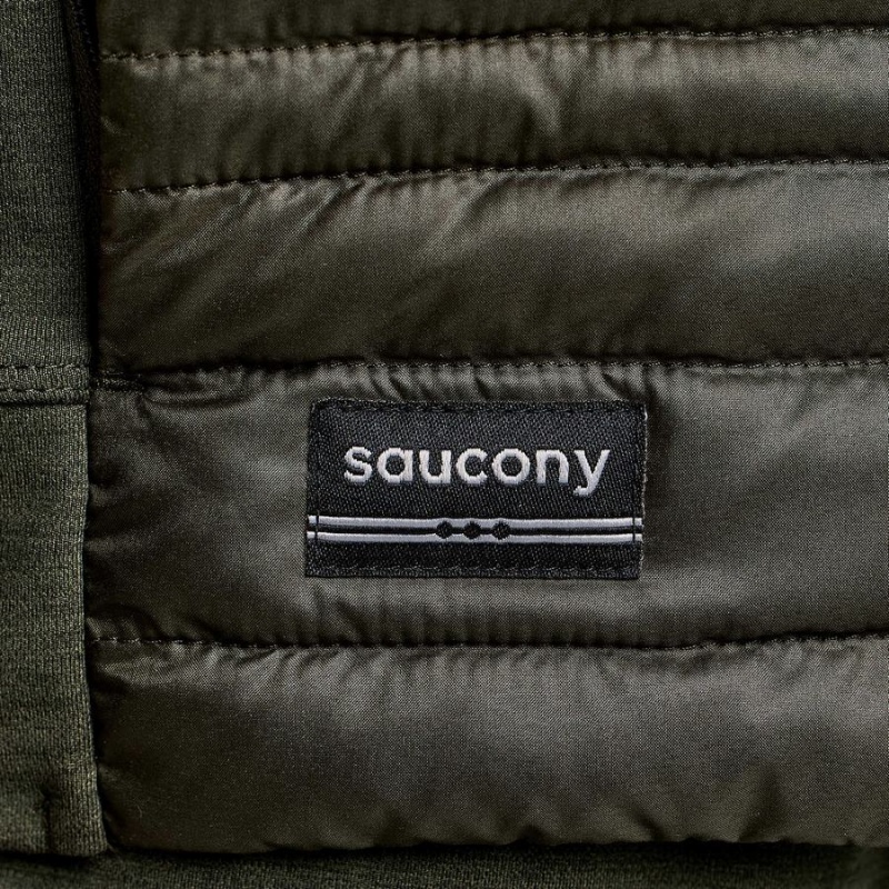 Men's Saucony Solstice Oysterpuff Jackets Umbra | SG S41092-G73