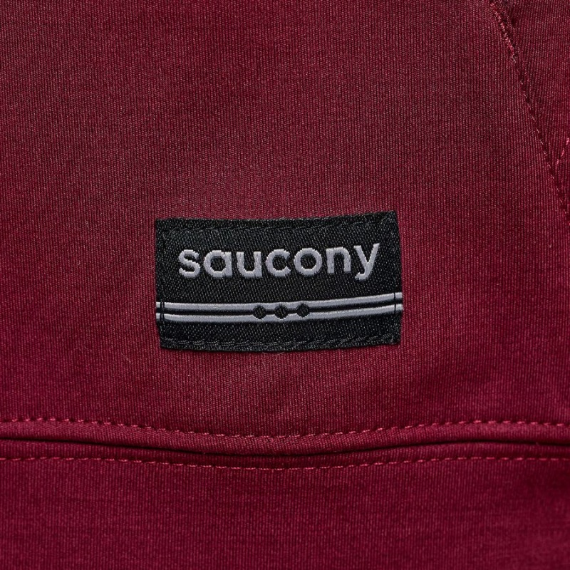 Men's Saucony Solstice Zip Hoody Tops Red | SG S49061-C29