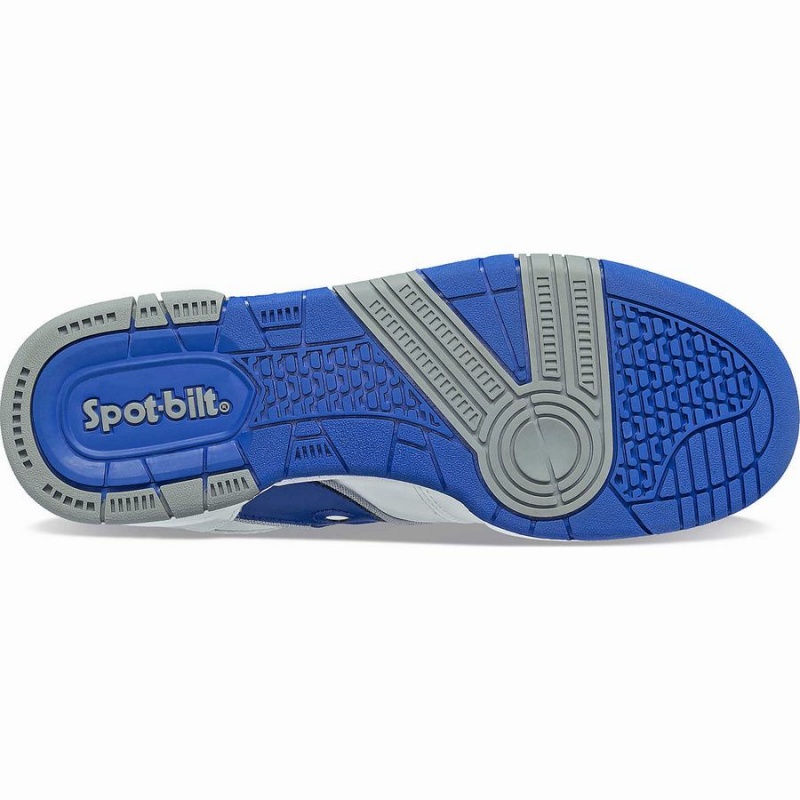 Men's Saucony Spot-Bilt™ Sonic Low Sneakers White / Royal | SG S29460-U89