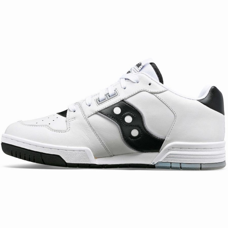 Men's Saucony Spot-Bilt™ Sonic Low Sneakers White / Black | SG S73502-Z49