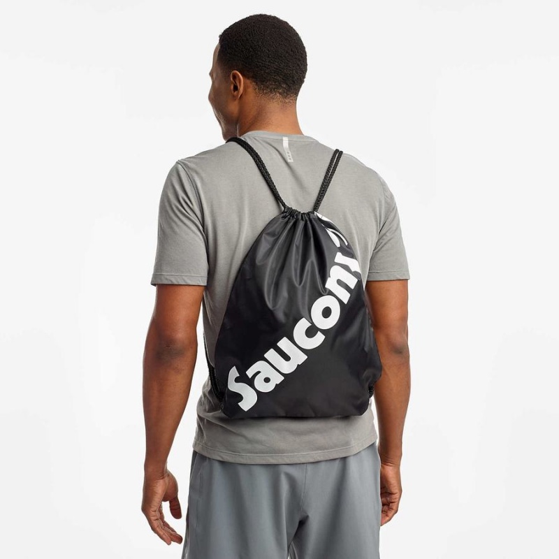 Men's Saucony String Bags Black | SG S10945-U75