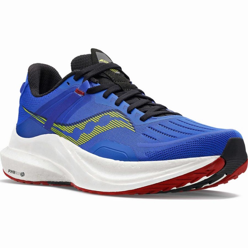 Men's Saucony Tempus Running Shoes Blue | SG S02816-A70