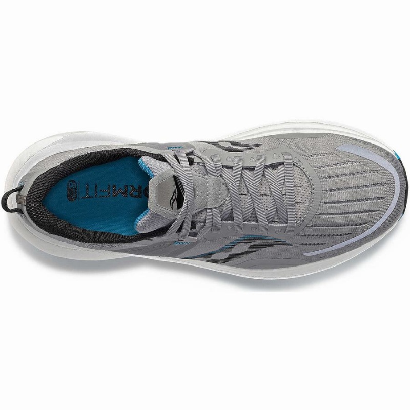 Men's Saucony Tempus Running Shoes Grey / Blue | SG S23576-D23