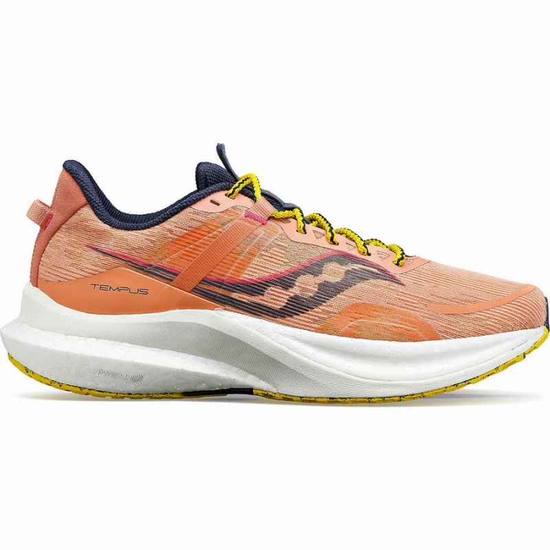 Men\'s Saucony Tempus Running Shoes Orange | SG S03584-C53