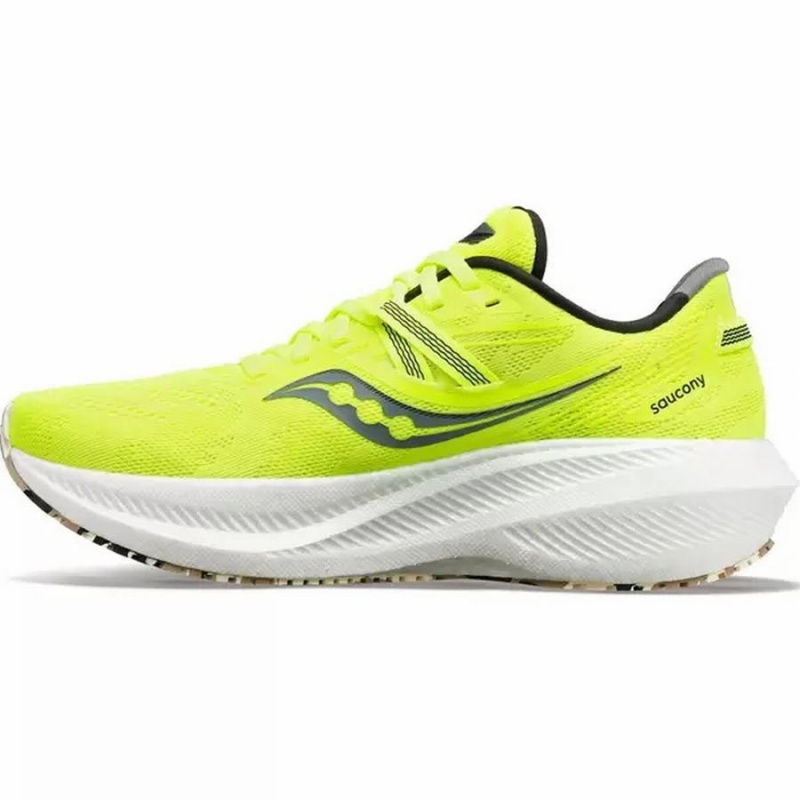 Men's Saucony Triumph 20 Running Shoes Green | SG S91683-G59